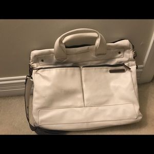 Matt and Nat briefcase White